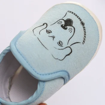 Bežné detská obuv cartoon pes bavlna tenisky detské topánky batoľa detská obuv Detská prvý pešej topánky