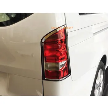 Vysoká Kvalita Pre Mercedes Benz Vito W447 2017 2018 2019 Auto zadné Zadné Svetlo Lampy Detektor Rám Stick Kryt Trim Switch 2 ks