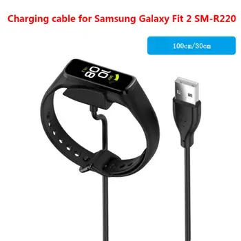 100 cm Usb Nabíjací Kábel Kábel Nabíjací Dok Pre Samsung Galaxy Fit 2 Smart Kapela 1pc