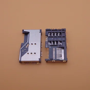 10pcs/veľa PRE GIONEE V182 V305 V303 GN878 E109 TD218 čítačkou SIM kariet konektor zásuvka Držiteľ Zásobník Slot modul adaptér