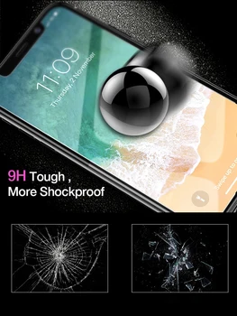 100ks Tvrdeného Skla Screen Protector 2.5 D 9H Pre iPhone 12 Mini 11 Pro Max XS XR X 8 7 6 6 Plus SE 5 Ochranné S obalom