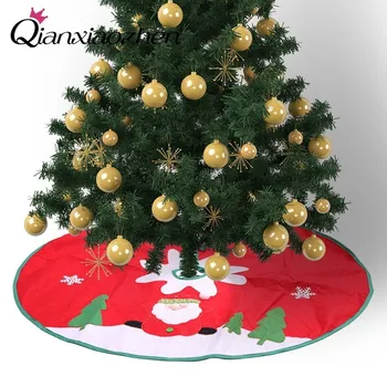 Qianxiaozhen Santa Claus Červená Vianočné Strom Sukne Vianočné Dekorácie, Ozdoby Na Vianočný Stromček Domáce Dekorácie