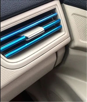 Auto Air Vent Mriežka kryt Rim Zásuvky dekor Pásy pre Nissan TEANA QASHQAI BLUEBIRD SLNEČNÝ TIIDA PALADIN Geniss krčma pri ceste X-Trail