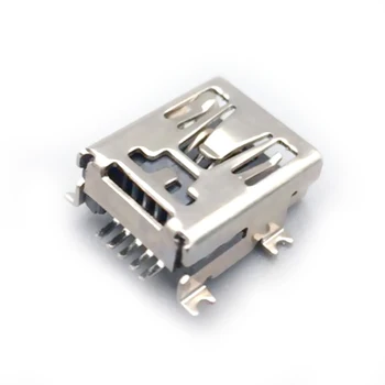 10PCS Mini USB 5PIN Žena Zásuvka Konektor pre Chvost Nabíjanie Mobilného Telefónu
