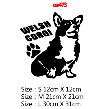 Vinyl Welsh Corgi Vinyl Zábal Tvorivé Vinylové Nálepky Na Auto Samolepky A Nálepky Okno Nálepky Auto-Styling Odtlačkový