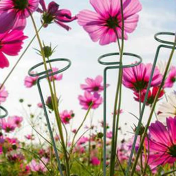 8PCS Krásna Rastlina Podporu Stojan na Kvety podperný Krúžok Kovový Rastlín Podporu Vkladov Bonsai Podporu Backyard Záhradné náradie