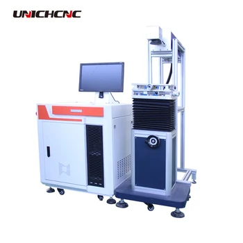 UNICHCNC CO2 laserové značenie stroj sklenenej trubici kovové trubice 20w 30w 55w laser rytec kože