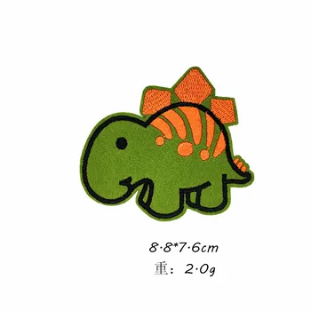 PGY Dinosaura Výšivky Látkové Vyšívané Odznaky Jurský Park Fashion, DIY Oblečenie Škvrny Žehlička Na Nálepke Cartoon Nášivka