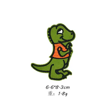 PGY Dinosaura Výšivky Látkové Vyšívané Odznaky Jurský Park Fashion, DIY Oblečenie Škvrny Žehlička Na Nálepke Cartoon Nášivka