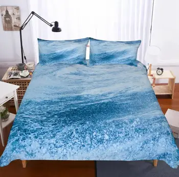 Ocean scenérie Rozšírené domácnosť, posteľná bielizeň Nastaviť Povlaky na Prikrývku Kryt pre Dospelých FULL/QUEENComforter Kryt