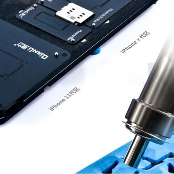 QianLi Dvojité Bočné Použitie Desoldering Údržba a Polohy Tin Výsadbu 6 v 1 Reballing platformu pre iphone X XS MAX 11Pro