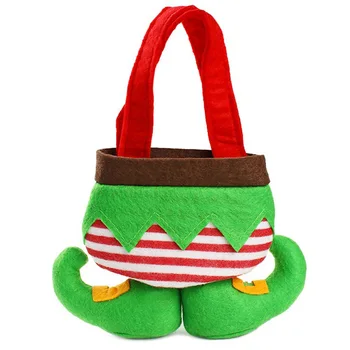 Stáť Pri Sebe! Veľkoobchod 50 Ks/Veľa, 9 Palcov Elf Candy Bag Vianočný Darček Taška Vianočné Dekorácie Dodávky Doprava Zadarmo