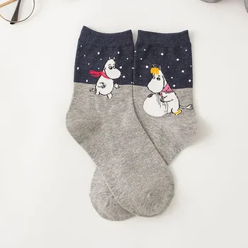 Ženy ponožky Japonskom štýle kreslených hipo kawaii roztomilý šťastný krásne pekné športové Potu-savá bavlnená krátke ponožky