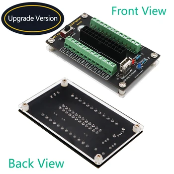 Upgrade Verzia ATX 24/20 Pin Napájanie Breakout Rada Modul S USB Port 5V a Akryl Base