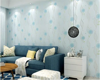 Beibehang kórejský idylické non-tkané tlak abstraktných de parede tapety 4D jednoduché moderná detská izba, obývacia izba pozadí