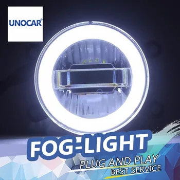 Auto Styling Angel Eye Hmlové Svietidlo pre Ford Explorer LED DRL Denné Beží Vysoké Nízke svetlo Hmlové Svetlo Automobilové Príslušenstvo