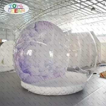 3m mini Nafukovacie vianočné snow globe displej pre foto pozadie stánku