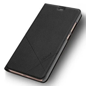 Xiao Redmi Poznámka 4 ALIVO Prípade PU Kožené Business vstavané dvojité magnety Flip puzdro s Kartou Vrecko Na Redmi Note4X(32GB)vec