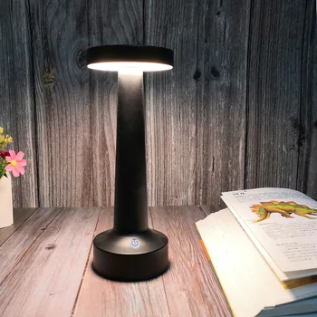 2020 Najnovšie USB Nabíjateľné Vodotesné Kovové LED Stolná Lampa Stmievateľné Stolové Lampy Domova Modernej Reštaurácie Led Lampy Jedálenským