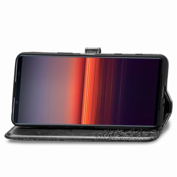 Mandala Vzor Peňaženky Flip Telefónu obal pre Sony Xperia 5 2 1 10 20 II 8 Lite L4 L3 XZ5 XZ4 XA3 XZ3