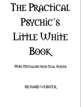 Praktické psychické to malé biele knihy Richard webster - Magické Triky