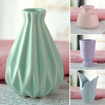 Moderné, Jednoduché Keramické Vázy Stola Kvetinové Vázy Módne Kvetináč Kreatívne Svadobné Dary Domova DNJ998