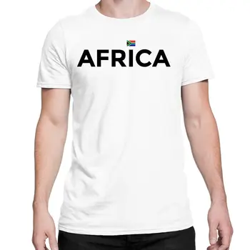 2019 Módne Bežné Muži T-shirt Afrike Mens Tee Africké Krajiny Swag T-tričko, Biela, Heather Grey S-3XL