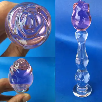Veľké Pyrex Glass Dildo Sklo Umelý Penis Dvojité Skončil Obrovský Dlhé Dildo Crystal Penis Análne Korálky Zadok Plug Sex Produkty