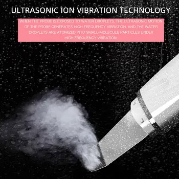 Pleť Práčky Ultrazvukový Čistič Tváre, Peeling Blackhead Odstraňovač Pórov Hĺbkové Čistenie Tváre Ion EMS Microcurrent Face Lift Stroj