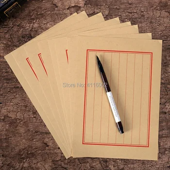200Sets(8pcs/set) Čínsky Štýl Písania, Papier, kancelárske potreby Vzor Vintage Hlavičkový listový Papier Pre ľúbostný List
