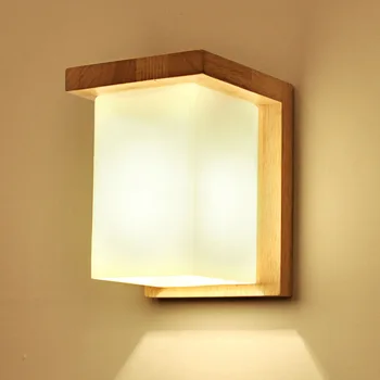 Loft crystal lampes suspendues crystal stenu sconce osvetlenie dreva sklenenú guľu, spálne, chodby koridoru lampara porovnanie nástenné svietidlo