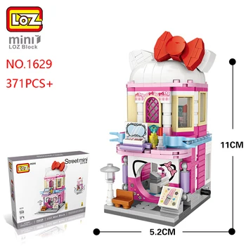 LOZ Miniatúrne Krajiny domček pre bábiky Stavebné Bloky Mini Street View Obchod ABS Model Zostavený Tehly Hračky pre Deti, Darčeky