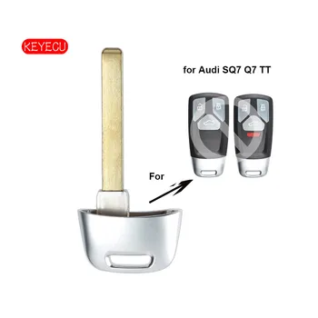 KEYECU Smart Key Diaľkové Núdzové Vloženie Žiletky Prázdna pre Audi SQ7 Q7, TT Smart Key