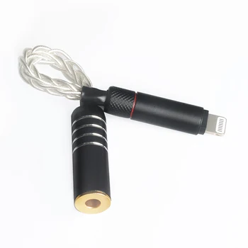 OKCSC Adaper Kábel 2,5 mm 4.4 mm Vyvážené Samica Konektor 3,5 mm pre lightning Konektor Samec monokryštálov Medi, Striebra, Pokovovanie