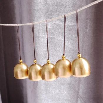 10 Kusov Vianočné Kovové Bell Dekorácie Čistej Medi Bell Prívesok Brass Door Bell Diy Plavidlá, Zvonkohry Robiť Umenie