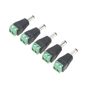 Pre profesionálne LED Pásy Svetla, Napájacieho Adaptéra Samec Konektor Plug 10 pack