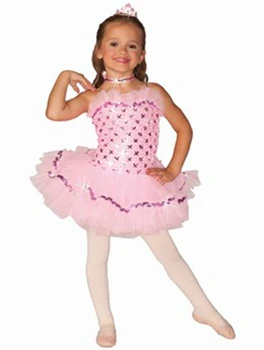 2018 Roztomilé Dievčatá Baletné Šaty pre Deti Dievča, Tanečné Oblečenie, Detský Balet Kostýmy pre Dievčatá Dance Trikot Dievča Dancewear B-2427