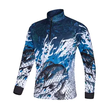 Letné Rýchle sušenie Rybárske Oblečenie pánske Anti-UV Priedušné Odvod Rybárske Tričko Tlačený Vzor Rybárske Kabát s Kapucňou Veľká Veľkosť