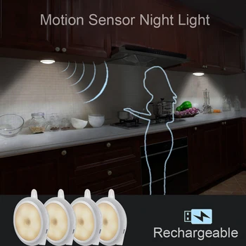Senzor pohybu, Nočné Svetlo Pod Skrinku Svetlo s Bezdrôtový Detektor Svetla Nástenné Svietidlo pre Veranda, Kuchyňa a Nočné