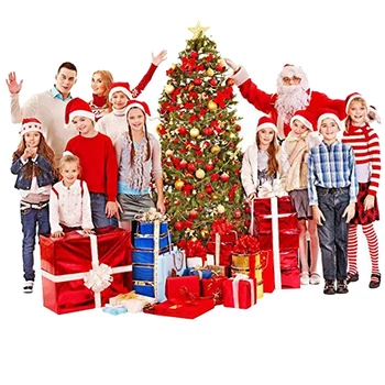 20 Balenia Hromadne Santa Vianočné Čiapky pre Dospelých, Klasické Červené Vianočné Dovolenku Čiapky pre Kostým Party