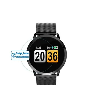 Smartwatch Tvrdené Sklo Ochranný Film Ultra Clear Stráže Pre Q8 Smart Hodinky Tvrdeného LCD Displej Screen Protector Kryt