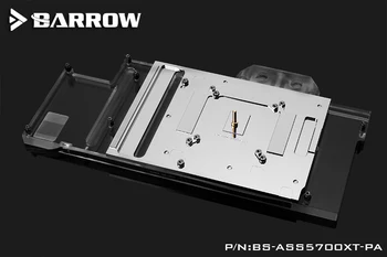 BARROW Vodný Blok použiť pre ASUS ROG STRIX RX5700 / RX5700XT O8G HERNÉ Aurora/Support Pôvodné Backplate 5V 3PIN A-RGB