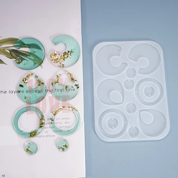 DIY Náušnice, Prívesky, Odlievanie Silikónové Formy Remesiel Šperky Výrobu Nástrojov Crystal Epoxidové Živice Plesní