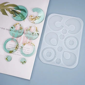 DIY Náušnice, Prívesky, Odlievanie Silikónové Formy Remesiel Šperky Výrobu Nástrojov Crystal Epoxidové Živice Plesní