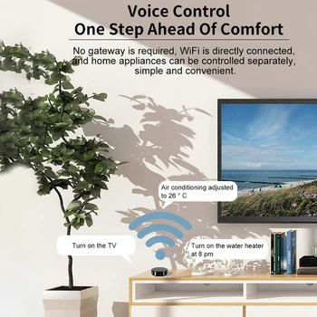 WiFi IR Diaľkové Ovládanie, Podpora Univerzálneho Inteligentného Diaľkového ovládača S Alexa -Domovská stránka Google Voice Control Domov