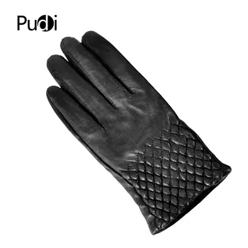 PUDI GL829 žien originálne kožené rukavice reálne ovce kožené úplne nové módne zimné rukavice jeseň