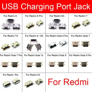 USB Nabíjací Konektor Port Pre Xiao Redmi Poznámka S2 6 6A 7 7A 7 8 8A Pro USB konektor na pripojenie Nabíjačky Konektor Synchronizácie Dátum Dock Flex Kábel Opravy