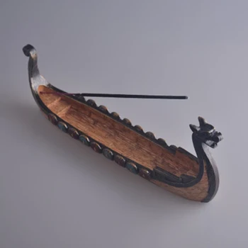 1Pc Funny Dragon Boat Kadidlo Ručne Maľované Kadidlo Horák 24*12*5 cm Domov Figúrky & Miniatúry Podporu Drop Shipping
