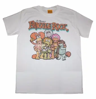Fraggle Rock - Zúfalý Skupiny Shot - Úradný Mens T Tričko Letné Bavlnené Tričko Fashion Kolo Krku Oblečenie