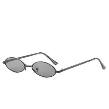 SGTNYA nové módne kovové malé rámom slnečné okuliare retro trend oválnym rámom slnečné okuliare mužov a žien okuliare UV400